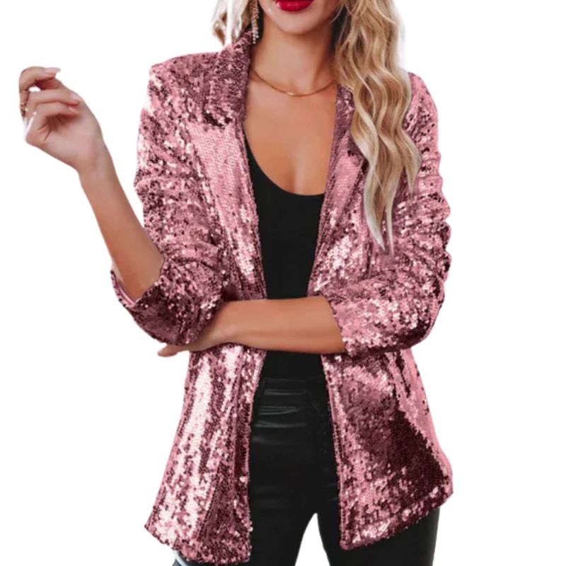 Olivia - Glamoureuze paillettenblazer voor een stralende avondoutfit